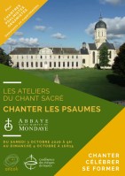 Flyer chanter les psaumes
