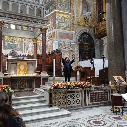 Répétition avant la messe